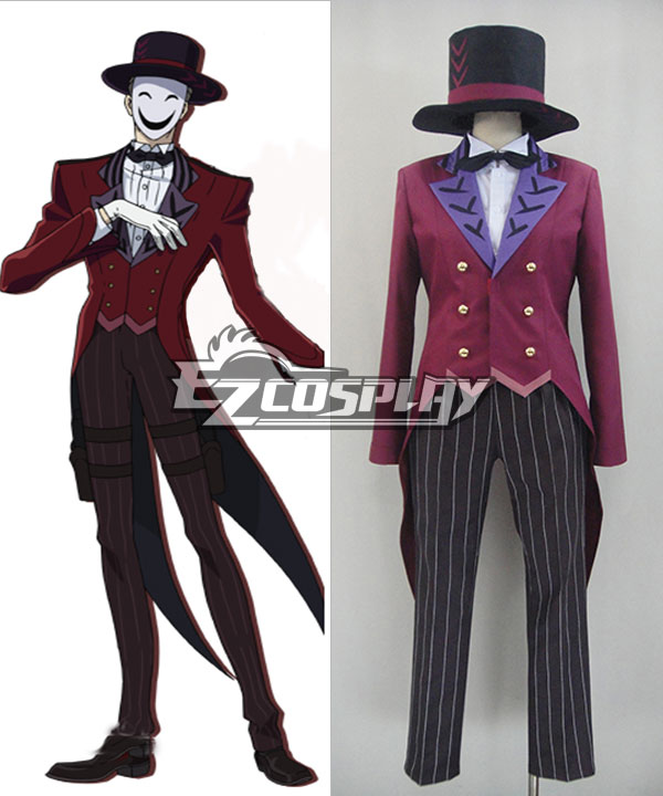 Anime Black Bullet Kagetane Hiruko Cosplay Costume Full Set Men's