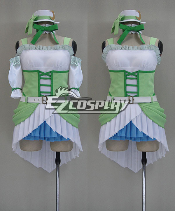 LOVE LIVE2 Love wing bell/Dancing stars on me! Hoshizora Rin  Green Cosplay Costume
