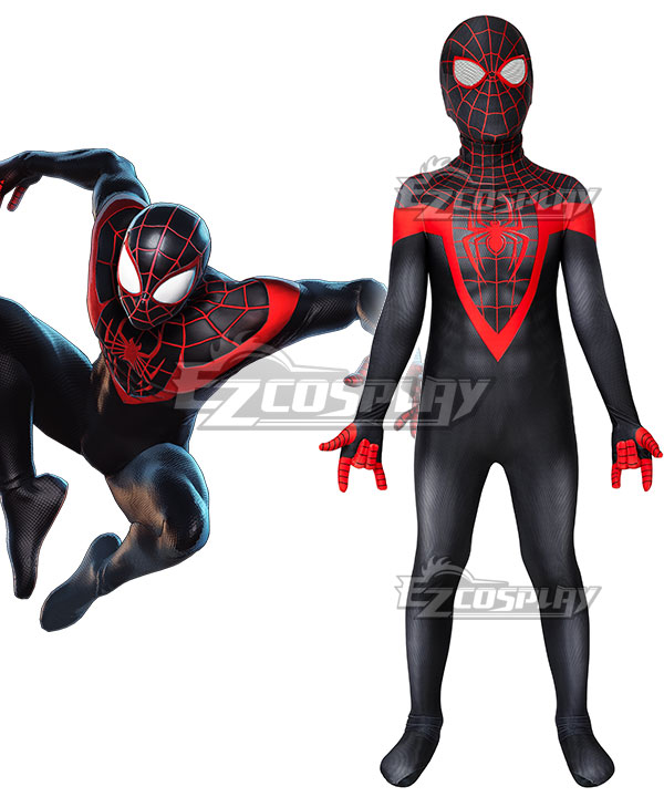 Kids Marvel Spider-Man: Miles Morales Zentai Jumpsuit Cosplay Costume