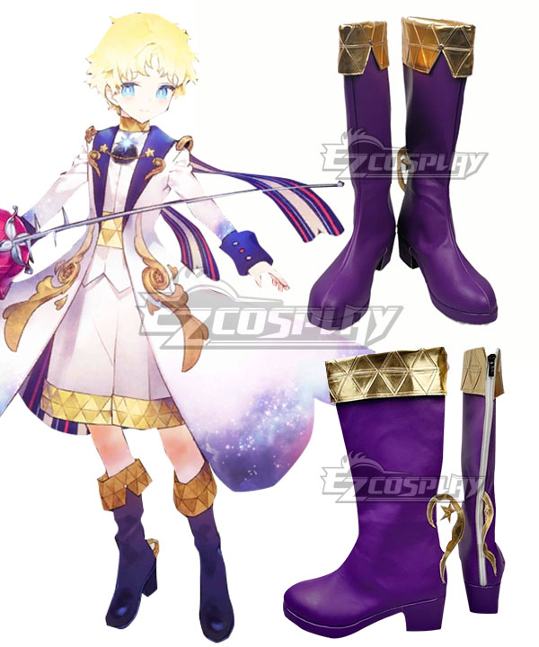 Fate Grand Order FGO Voyager Little Prince Blue Shoes Cosplay Boots