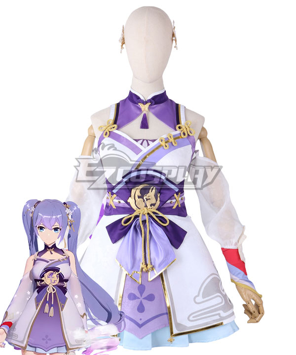 Hololive Virtual YouTube A-SOUL Ava Han Element Antique Dress Cute Dress Cosplay Costume