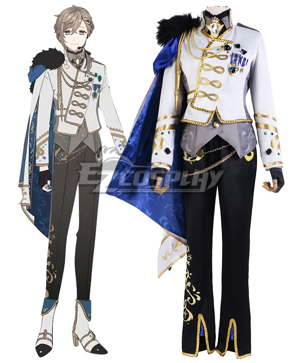Hololive Virtual YouTube Xié Men's Full Custom White Suit Cosplay Costume