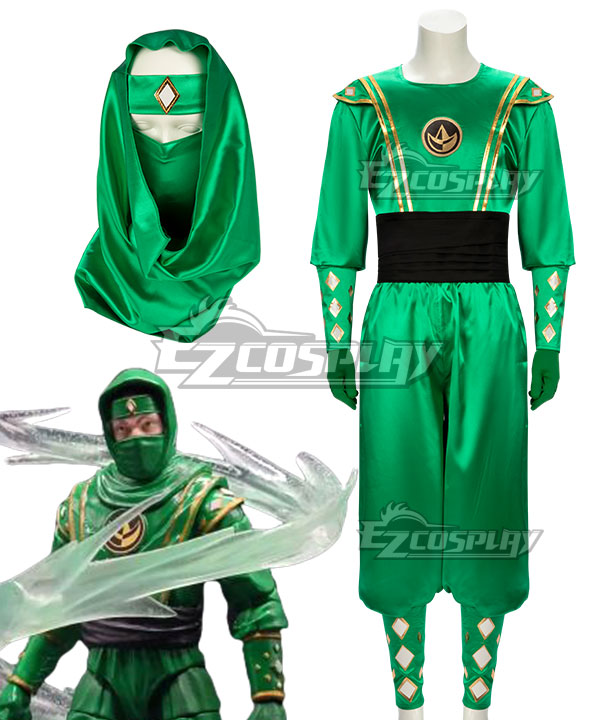 Power Rangers Green Ninjetti Ranger Green Ninja Ranger B Edition Cosplay Costume