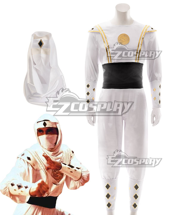 Power Rangers White Ninjetti Ranger White Ninja Ranger B Edition Cosplay Costume