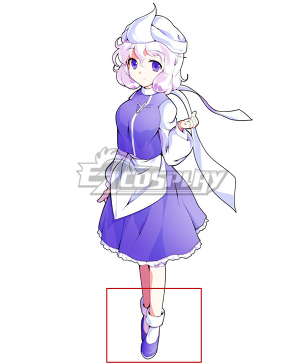 Touhou Project Letty Whiterock Purple Cosplay Shoes