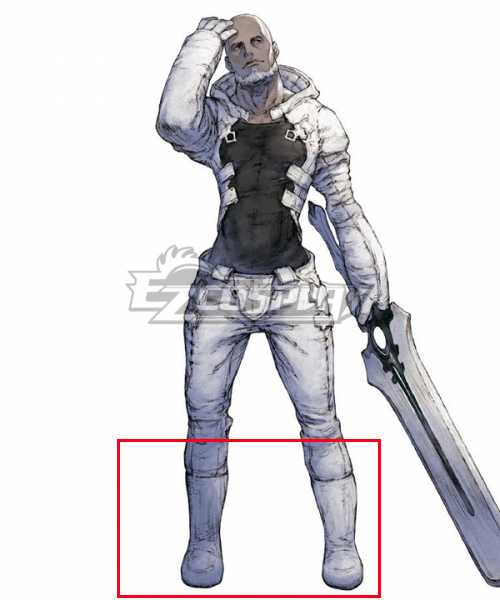 NieR Re[in]carnation Reincarnation Man Clothed in White White Cosplay Shoes