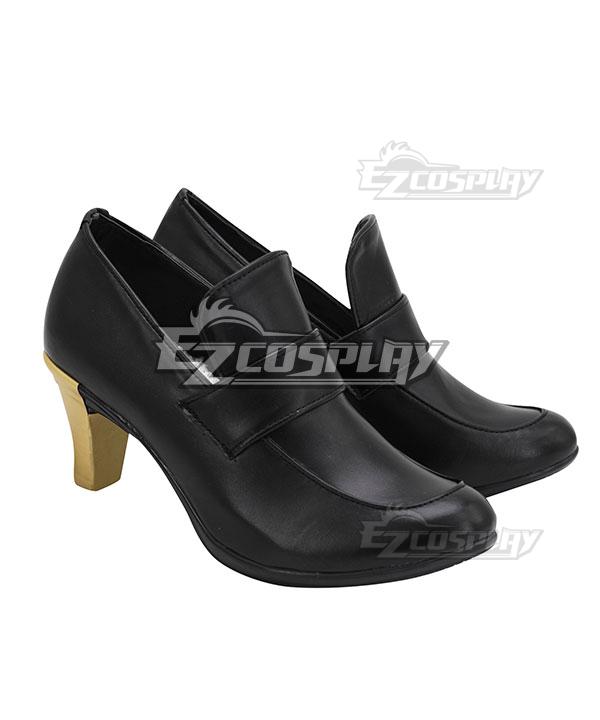 Disney Twisted Wonderland Lilia Vanrouge Black Cosplay Shoes