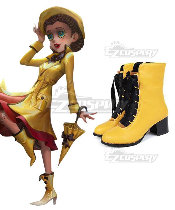 Identity V Doctor Emily Dyer Rhythm of The Rain Halloween Yellow Shoes Cosplay Boots