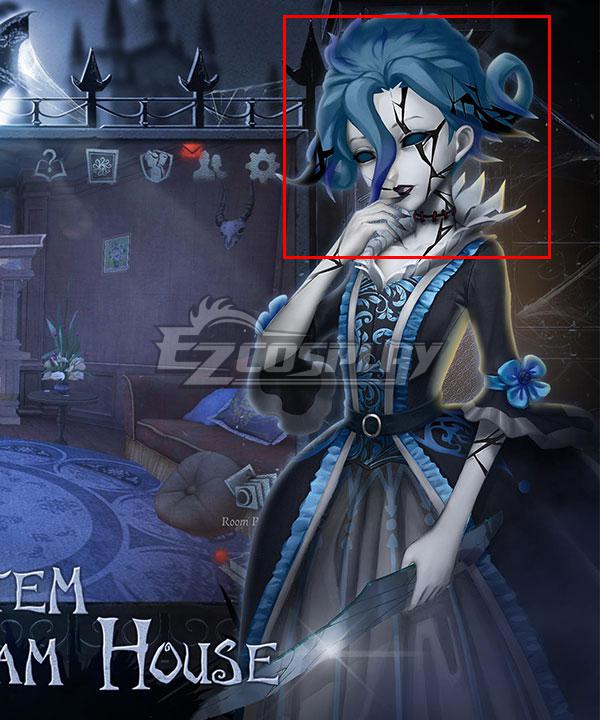 Identity V Bloody Queen Mary Lady in the Mirror Blue Halloween Cosplay Wig