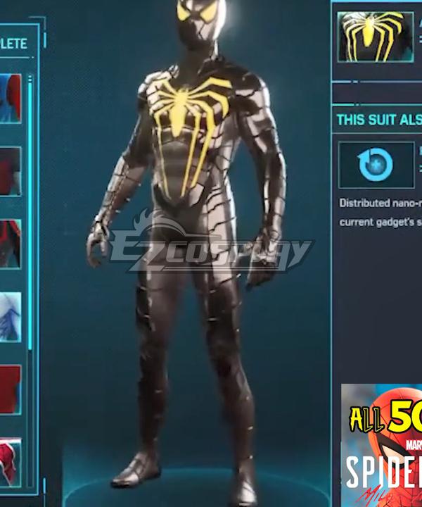 PS5 Marvel 2021 Spider-Man: Miles Morales Anti-Ock Cosplay Costume