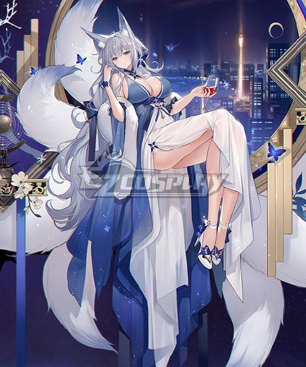 Azur Lane Montpellier New Year Ver. White Cosplay Wig