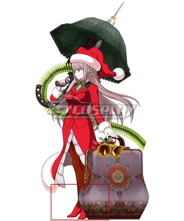 Fate Grand Order Archer Nightingale Santa Red Cosplay Shoes