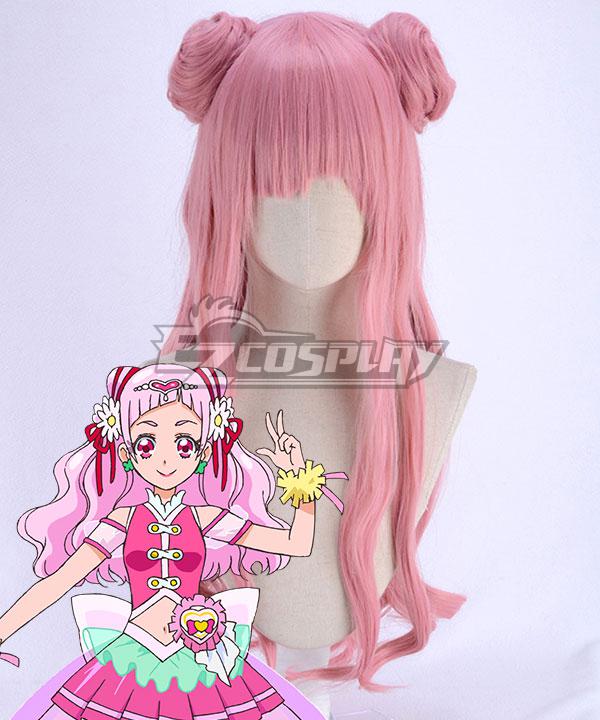Pretty Cure Smile PreCure Hana Nono Cure Yell Pink Cosplay Wig