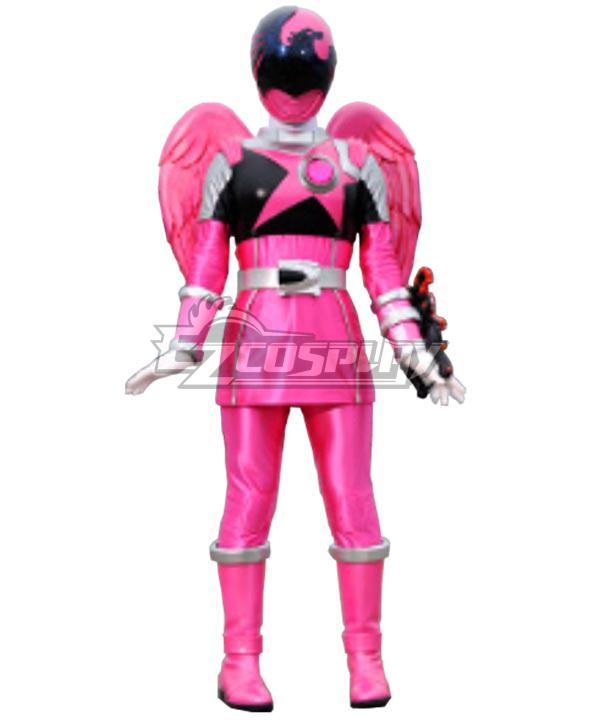 Power Rangers Uchu Sentai Kyuranger Washi Pink Cosplay Costume