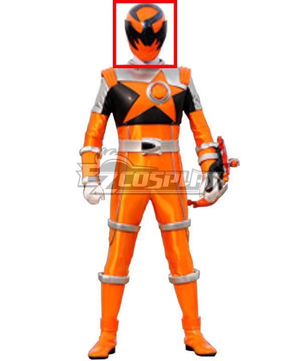 Power Rangers Uchu Sentai Kyuranger Sasori Orange Helmet Cosplay Accessory Prop