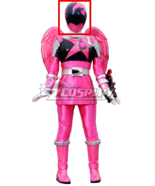 Power Rangers Uchu Sentai Kyuranger Washi Pink Helmet Cosplay Accessory Prop