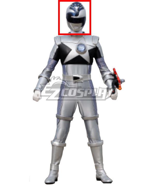 Power Rangers Uchu Sentai Kyuranger Hebitsukai Silver Helmet Cosplay Accessory Prop