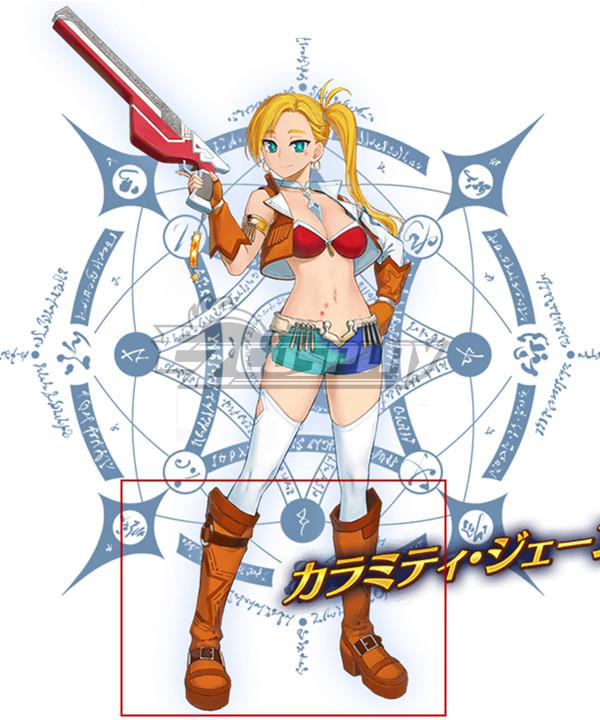 Fate Grand Order Archer Calamity Jane Stage1 Brown Shoes Cosplay Boots