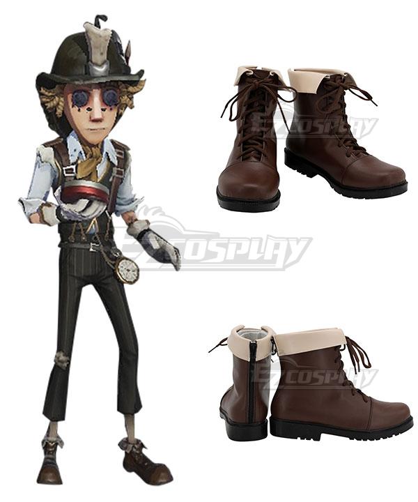 Identity V Prospector Norton Campbell Magic Item Keeper Brown Cosplay Shoes