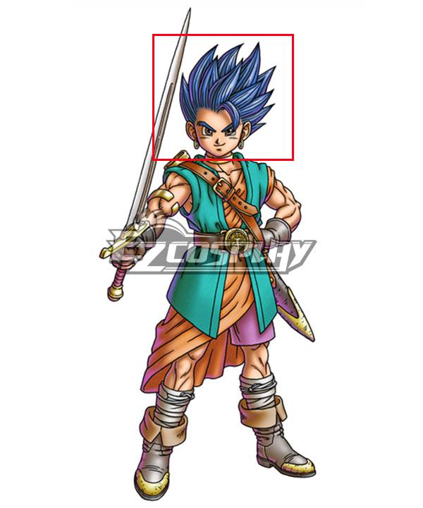 Dragon Quest VI Hero Blue Cosplay Wig