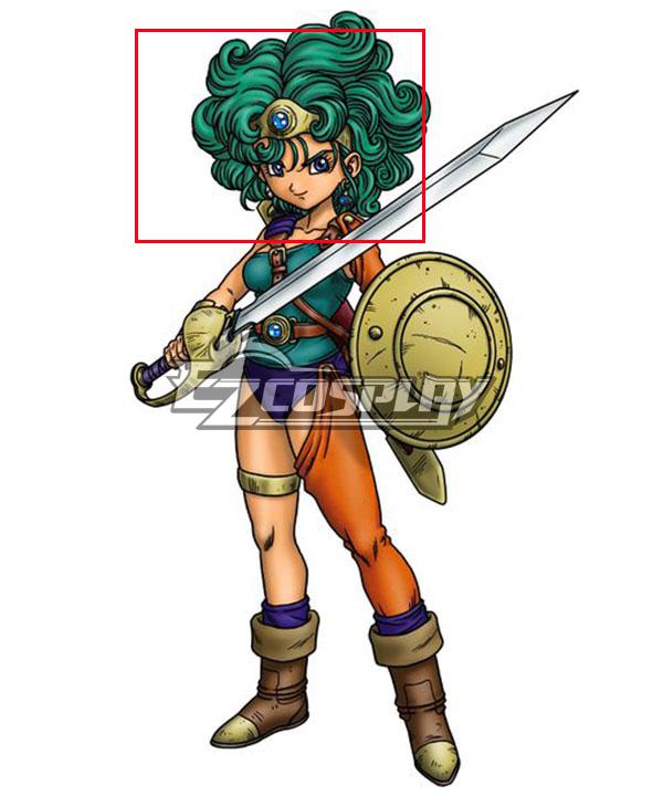 Dragon Quest IV Heroine Green Cosplay Wig