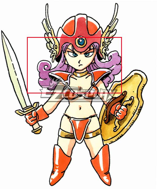 Dragon Quest III Warrior Female Purple Cosplay Wig