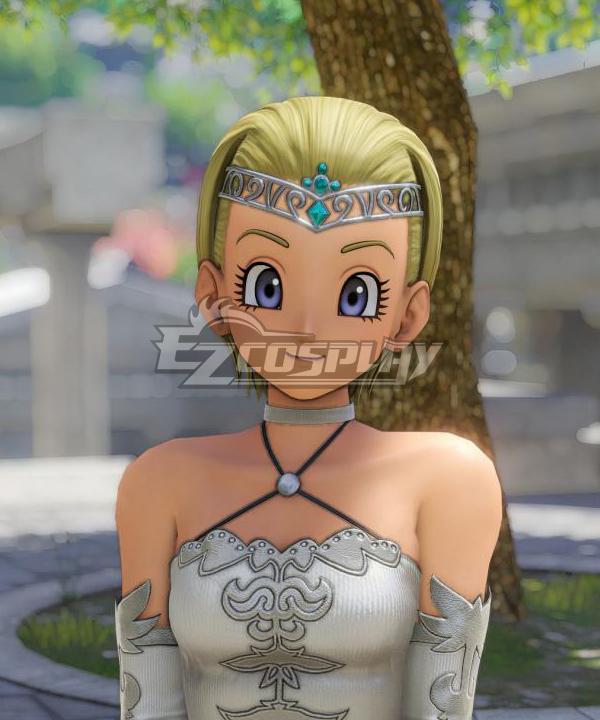 Dragon Quest XI Serena Short Golden Cosplay Wig