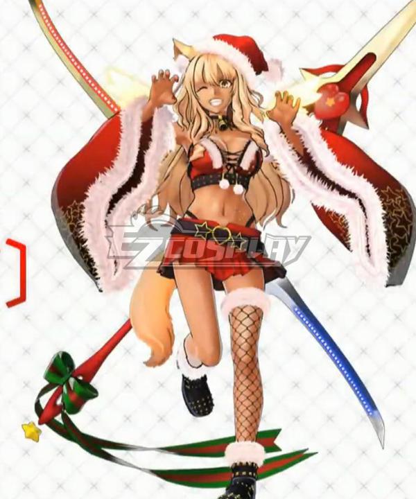 Fate Grand Order FGO Suzuka Gozen Christmas Cosplay Costume