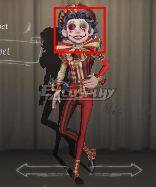 Identity V Acrobat Mike Morton Puppet Halloween Black Cosplay Wig