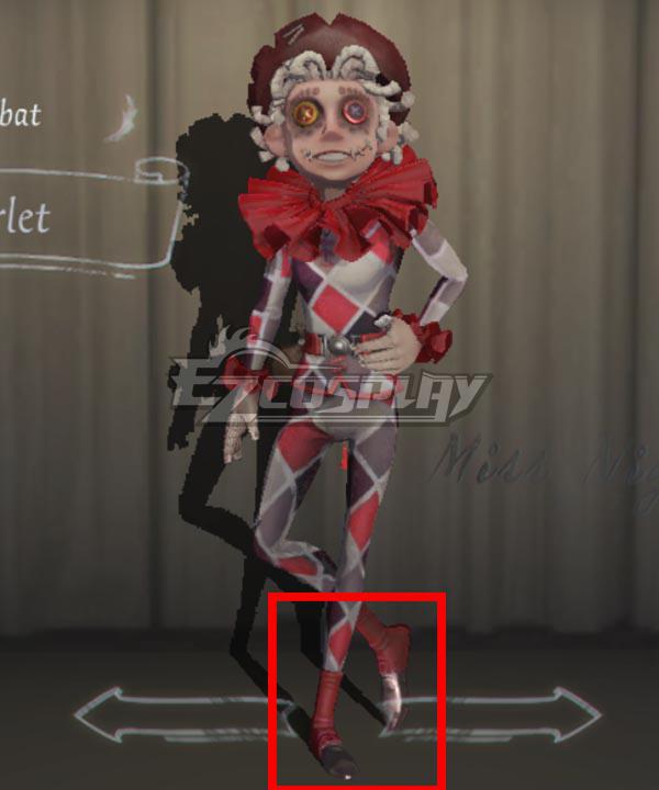 Identity V Acrobat Mike Morton Scarlet Brown Halloween Cosplay Shoes