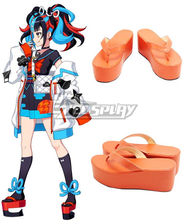Fate Grand Order FGO Sei Shonagon Archer Orange Cosplay Shoes