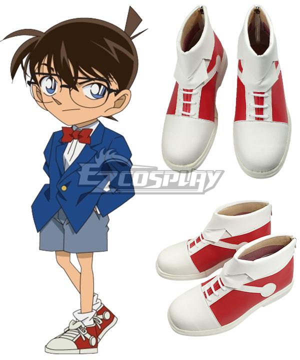Detective Conan Conan Edogawa Red Cosplay Shoes