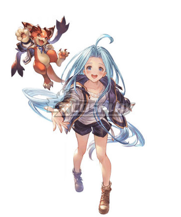 Granblue Fantasy Lyria Sport Suits 20th Anniversary Cosplay Costume