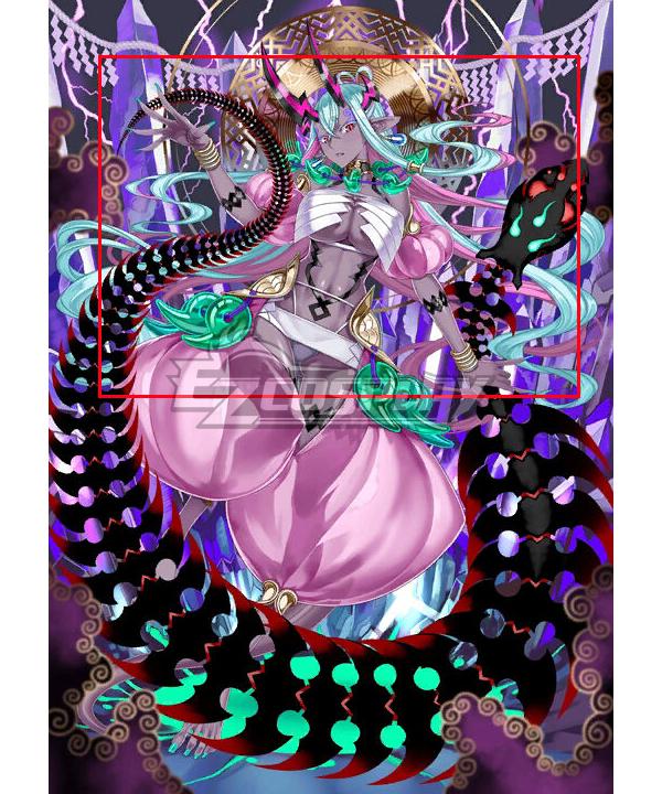 Fate Grand Order FGO Saber Ibuki Douji Stage 3 Silver Pink Cosplay Wig