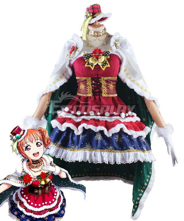 LoveLive! Sunshine!! Aqours Chika Takami Christmas Cosplay Costume