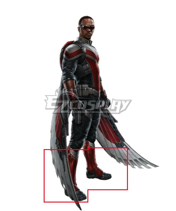 Marvel The Falcon and the Winter Soldier Sam Wilson Red Shoes Copsplay Boots