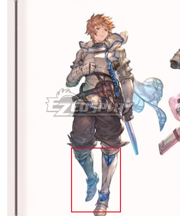 Granblue Fantasy Relink Gran Silver Shoes Cosplay Boots
