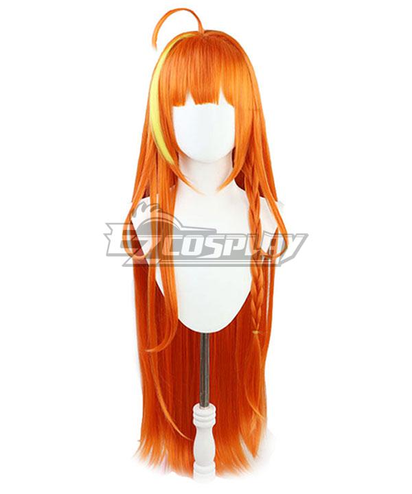Cami 39”  Orange cosplay  wig +NWT*? Amazon.com: Probeauty Orange Wig with Bun Women Wavy Cosplay  main image 3