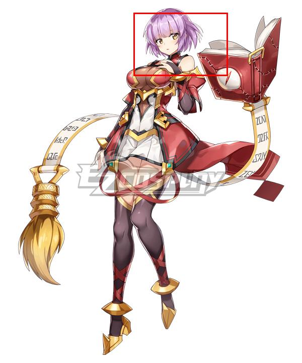 Epic Seven 7 Mercedes Purple Cosplay Wig