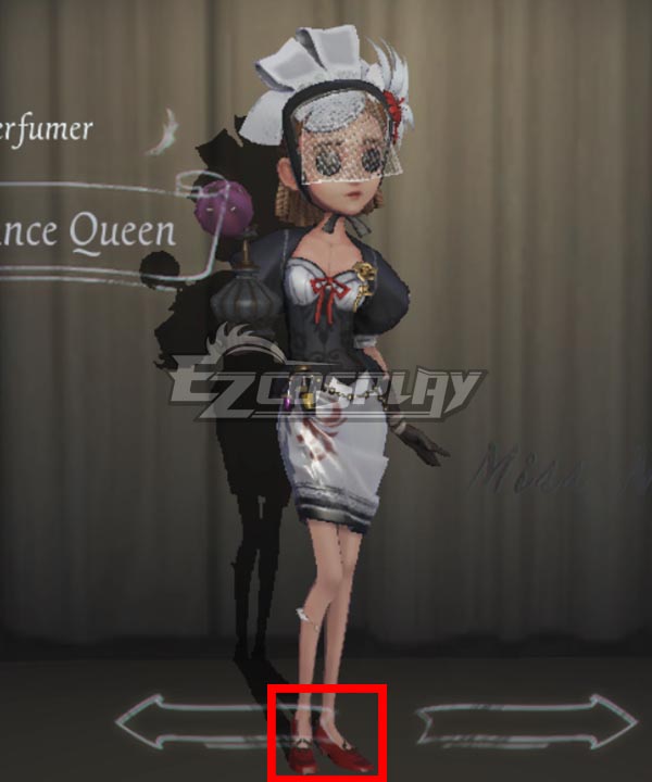 Identity V Perfumer Vera Nair Fragrance Queen Red Cosplay Shoes