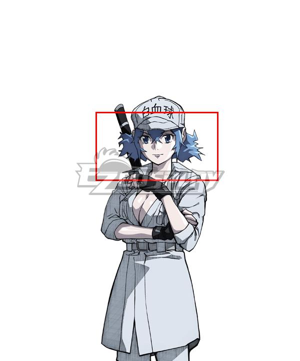 Cells At Work Code Black Neutrophil 1212 Blue Cosplay Wig