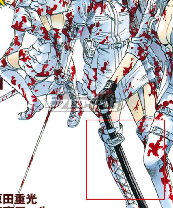Cells At Work Code Black Neutrophil J-1678 Silver Shoes Cosplay Boots