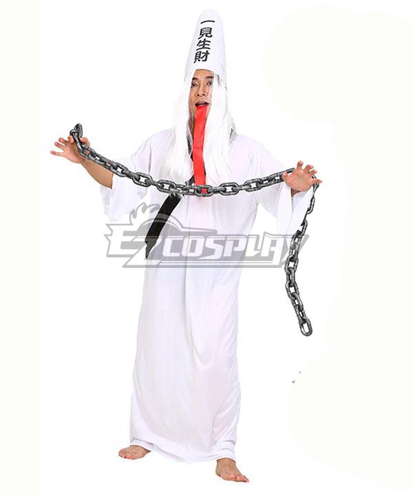 White Impermanence Halloween Cosplay Costume