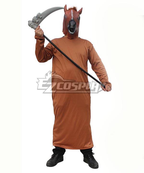 Horse faced Halloween Cosplay Costume