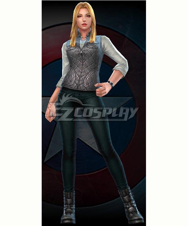 Marvel Future Fight Agent 13 Civil War Halloween Cosplay Costume