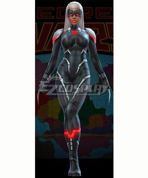 Marvel Future Fight Black Widow Secret Wars 2099 Halloween Cosplay Costume