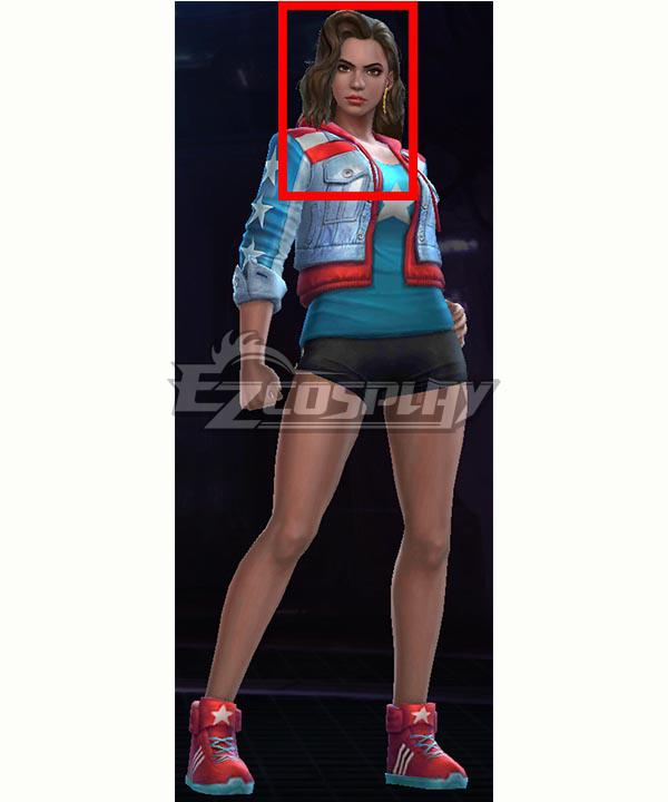 Marvel Future Fight America Chavez Brown Halloween Cosplay Wig