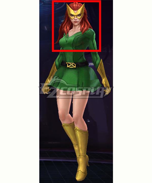 Marvel Future Fight Jean Grey Jean Elaine Grey-Summers Red Halloween Cosplay Wig