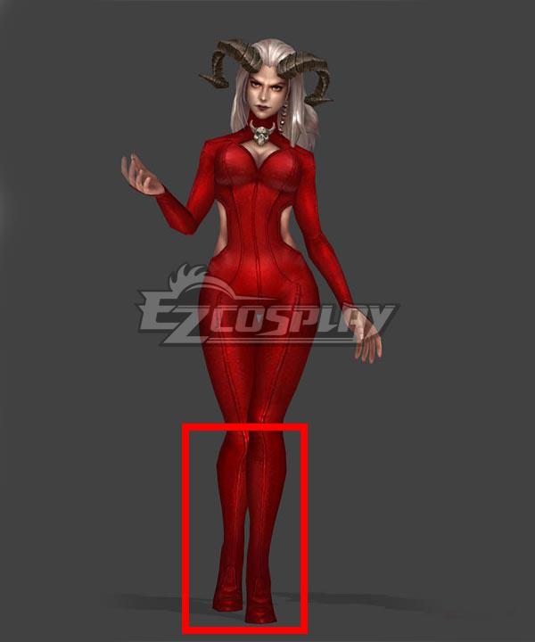 Marvel Future Fight Satana Hellstrom Marvel Legacy Red Shoes Cosplay Boots