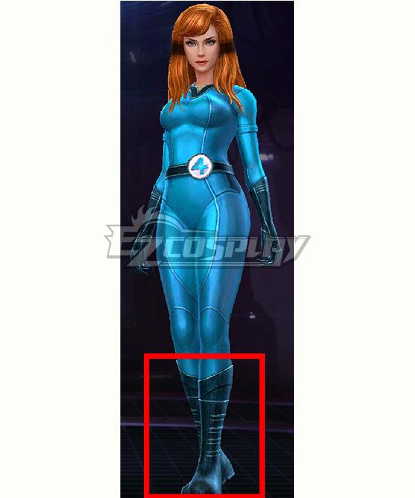 Marvel Future Fight Crystal Crystalia Amaquelin Fantastic Four Shoes Cosplay Boots